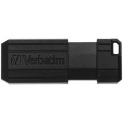 USB   Verbatim 64GB Store 'n' Go PinStripe Black USB 2.0 (49065) -  1