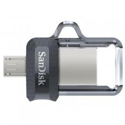 USB   SanDisk 64GB Ultra Dual Black USB 3.0 OTG (SDDD3-064G-G46) -  2