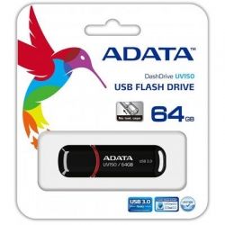 USB   A-DATA 64GB UV150 Black USB 3.0 (AUV150-64G-RBK) -  4