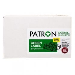  PATRON HP LJ CB435A/CANON 712 GREEN Label (DUAL PACK) (PN-35A/712DGL)