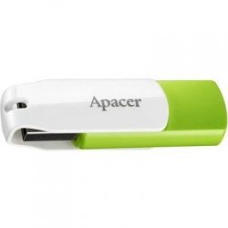 USB   Apacer 16GB AH335 Green/White USB 2.0 (AP16GAH335G-1)