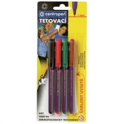   Centropen TATTOO 1 , set*4colors (2880)