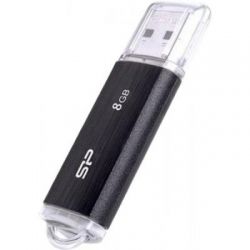 USB   Silicon Power 8GB Ultima U02 Black USB 2.0 (SP008GBUF2U02V1K) -  2