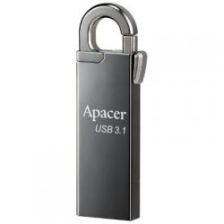 USB   Apacer 64GB AH15A Ashy USB 3.1 (AP64GAH15AA-1) -  2