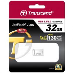 USB 3.1 Flash Drive 32Gb Transcend 720, Silver (TS32GJF720S) -  4