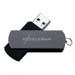 USB   eXceleram 16GB P2 Series Gray/Black USB 3.1 Gen 1 (EXP2U3GB16) -  1