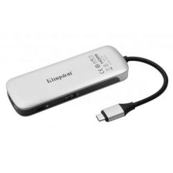 Kingston  Nucleum USB Type-C: USB 3.0/HDMI/SD/microSD/Power Pass through/Type-C ports C-HUBC1-SR-EN -  2