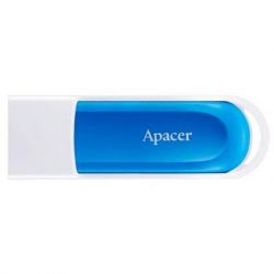 USB Flash Drive 64Gb Apacer AH23A White-Blue, AP64GAH23AW-1