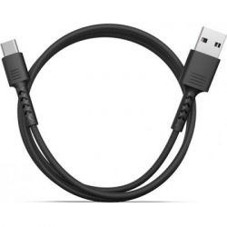   USB 2.0 AM to Type-C 1.0m Soft black Pixus (4897058530919) -  2