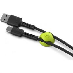   USB 2.0 AM to Type-C 1.0m Soft black Pixus (4897058530919) -  3