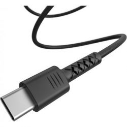   USB 2.0 AM to Type-C 1.0m Soft black Pixus (4897058530919) -  4