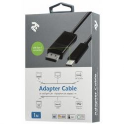  2E Displayport - USB Type-C (M/M), 1 , Black (2E-W1402) -  4