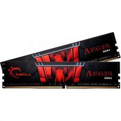  8Gb x 2 (16Gb Kit) DDR4, 2666 MHz, G.Skill Aegis, 19-19-19-43, 1.2V (F4-2666C19D-16GIS) -  2