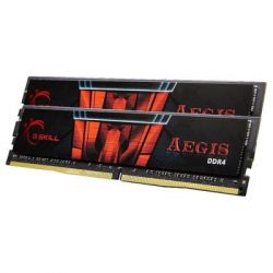  8Gb x 2 (16Gb Kit) DDR4, 2666 MHz, G.Skill Aegis, 19-19-19-43, 1.2V (F4-2666C19D-16GIS) -  3