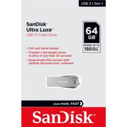 USB   SANDISK 64GB Ultra Luxe USB 3.1 (SDCZ74-064G-G46) -  5