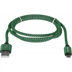   USB 2.0 AM to Micro 5P 1.0m USB08-03T green Defender (87804) -  2