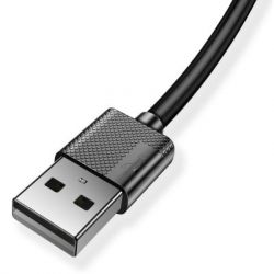   USB 2.0 AM to Type-C 2.0m Nets T-C801 Black T-Phox (T-C801(2) black) -  4