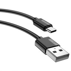   USB 2.0 AM to Type-C 2.0m Nets T-C801 Black T-Phox (T-C801(2) black) -  5