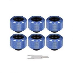    ThermalTake Pacific C-Pro G1/4 PETG 16mm OD Fitting Kit - Blue (CL-W210-CU00BU-B)