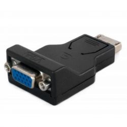  DisplayPort (M) - VGA (F), Extradigital, Black (KBV1756) -  1