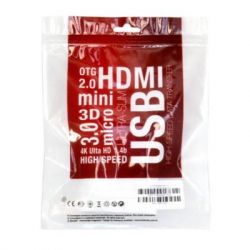  HDMI - USB Type-C, 2 , Red, V1.4, Extradigital (KBH1751) -  4