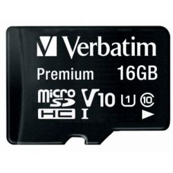   Verbatim 16GB microSDHC class 10 (MDAVR-10/G) -  2