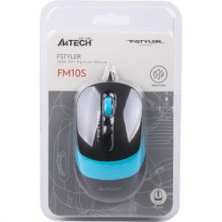  A4Tech Fstyler FM10S 1600dpi Black+Blue, USB,   -  8