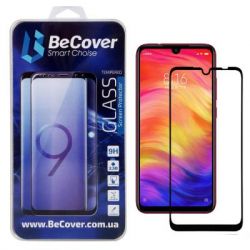   BeCover Full Glue & Cover Xiaomi Redmi Note 7 Black (703190) -  1