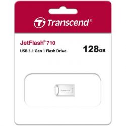 USB 3.1 Flash Drive 128Gb Transcend JetFlash 710, Silver,   (TS128GJF710S) -  4