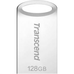 USB 3.1 Flash Drive 128Gb Transcend JetFlash 710, Silver,   (TS128GJF710S) -  1