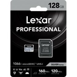  '  ' Lexar 128GB microSDXC class 10 UHS-I 1066x Silver (LMS1066128G-BNANG) -  3