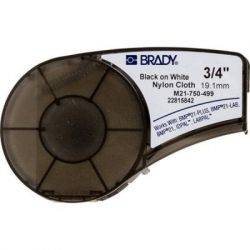     Brady M21-750-499, nylon, 19.05mm/4.87m, Black on White (M21-750-499)