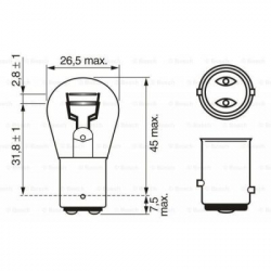  Bosch 21/5W (1 987 302 202) -  5