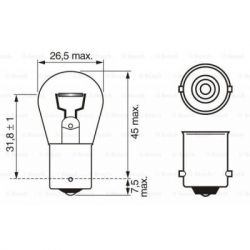  Bosch 21W (1 987 302 239) -  5