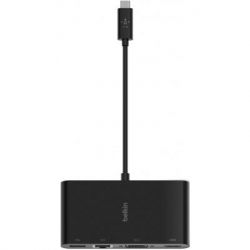  Belkin USB-C  Ethernet, HDMI, VGA, USB-A, black (AVC005BTBK) -  5