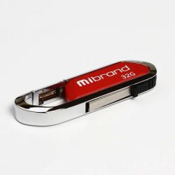 USB   Mibrand 32GB Aligator Red USB 2.0 (MI2.0/AL32U7DR)