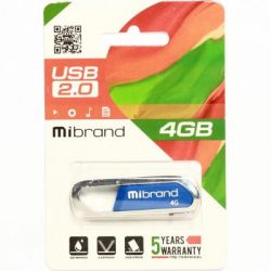 USB Flash Drive 4Gb Mibrand Aligator Blue (MI2.0/AL4U7U) -  2