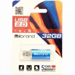 USB   Mibrand 32GB Cougar Blue USB 2.0 (MI2.0/CU32P1U) -  2
