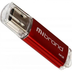 USB   Mibrand 64GB Cougar Red USB 2.0 (MI2.0/CU64P1R)