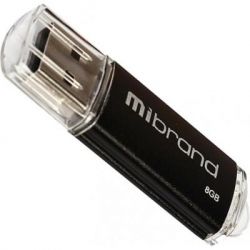 USB   Mibrand 8GB Cougar Black USB 2.0 (MI2.0/CU8P1B) -  1