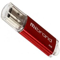 USB   Mibrand 8GB Cougar Red USB 2.0 (MI2.0/CU8P1R) -  1