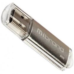 USB Flash Drive 8Gb Mibrand Cougar Silver (MI2.0/CU8P1S)