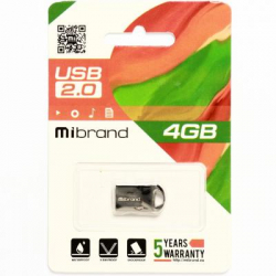 USB Flash Drive 8Gb Mibrand Hawk Black (MI2.0/HA8M1B) -  2
