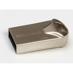 USB Flash Drive 8Gb Mibrand Hawk Silver (MI2.0/HA8M1S) -  1