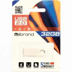 USB   Mibrand 32GB Puma Silver USB 2.0 (MI2.0/PU32U1S) -  2