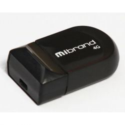 USB   Mibrand 4GB Scorpio Black USB 2.0 (MI2.0/SC4M3B)