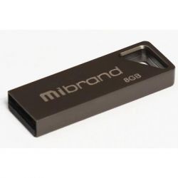 USB Flash Drive 8Gb Mibrand Stingray Grey (MI2.0/ST8U5G) -  1