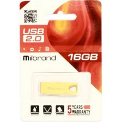 USB Flash Drive 16Gb Mibrand Taipan Gold (MI2.0/TA16U2G) -  2