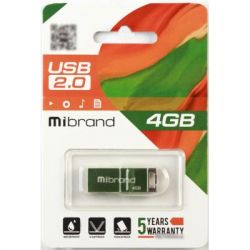 USB   Mibrand 4GB hameleon Light Green USB 2.0 (MI2.0/CH4U6LG) -  2