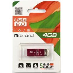 USB Flash Drive 4Gb Mibrand hameleon Pink (MI2.0/CH4U6P) -  2